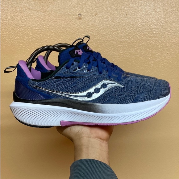 Saucony Echelon 9 “Indigo Grape” Size 9.5 With
Replacement Brooks Insoles - Picture 1 of 17